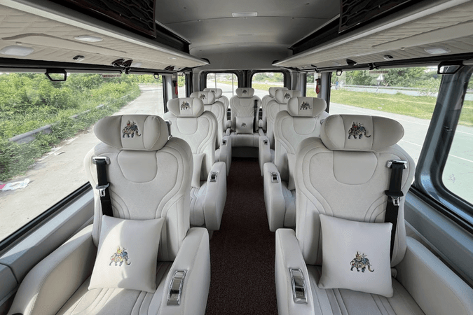 Spacious 12 Seater Urbania interior